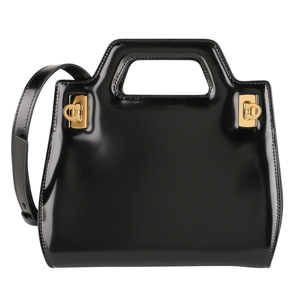 Salvatore Ferragamo Wanda Handbag Black
